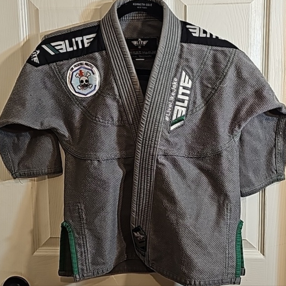 Elite Sports Kids Youth BJJ Jiu Jitsu Gi Uniform Top Size C0